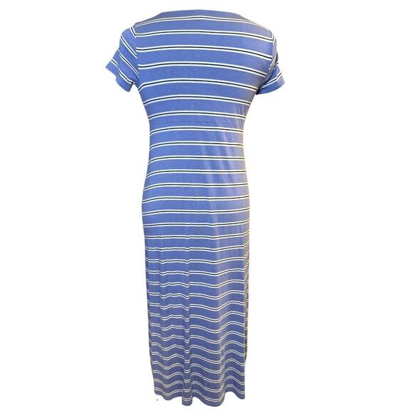 J. Jill Multidirectional Stripe Maxi Dress Sz. XS Stretchy - Picture 5 of 8